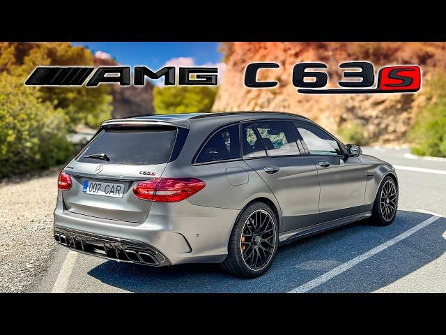 Taking a 510hp Mercedes-Benz AMG C63s For a Mountain POV Drive