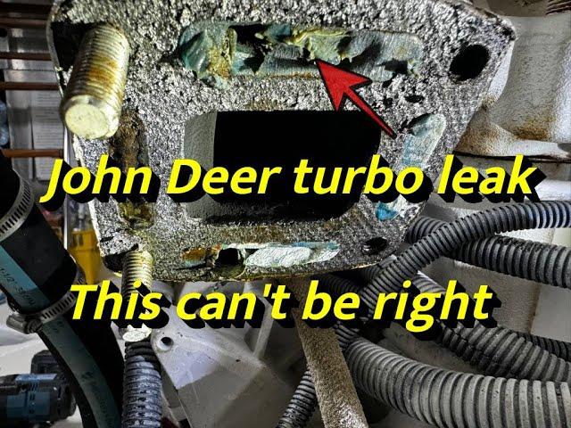 John Deer marine diesel turbo repair