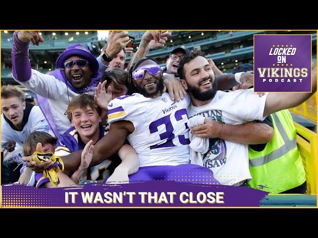 Minnesota Vikings Thumped Green Bay Packers, Even If It Looked Close