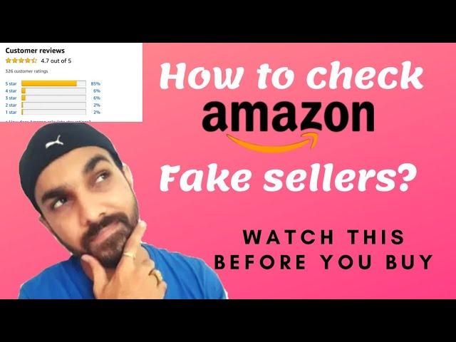 FRAUD AMAZON SELLER| How to check & buy original product on amazon? Is amazon selling fake products?