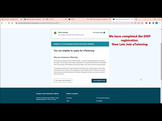 How to Register for European School Education Platform ESEP eTwinning?