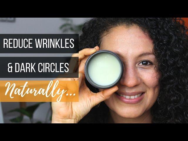 EASIEST DIY eye cream for DARK CIRCLES & fine lines | 100% from nature | Make it ZERO waste 