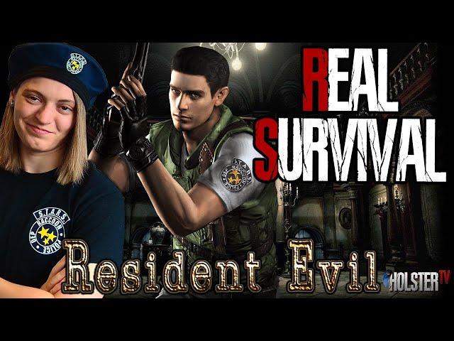  LIVE | RESIDENT EVIL 1: REMAKE | REAL SURVIVAL Mode | CHRIS SCENARIO | (#1)