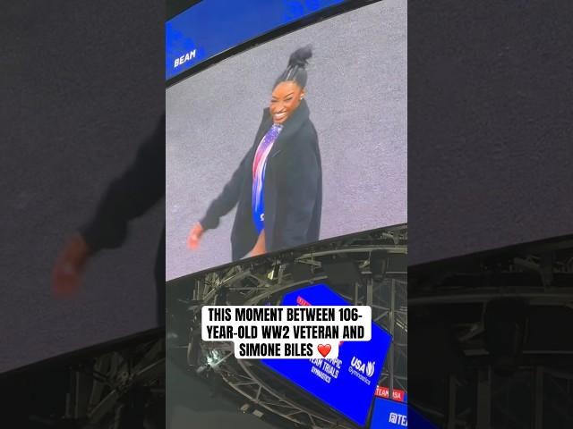 He came to watch his favorite athlete Simone Biles  (via crissa_ace/TT)