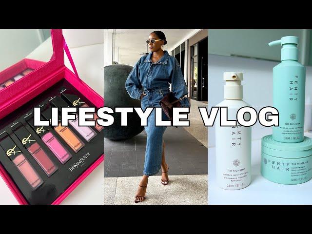 VLOG! Luxury Fall Fashion Haul, My Natural Hair Routine & PR Unboxings | MONROE STEELE