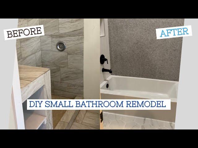 DIY Small Bathroom Remodel / How I Built in 13 Days