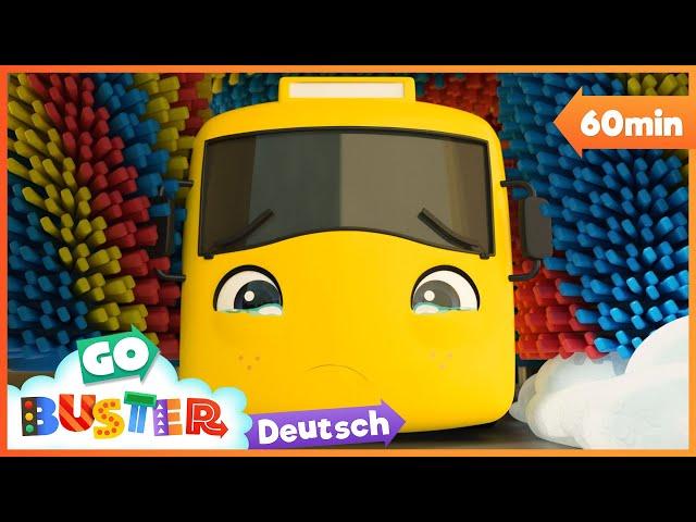 Buster steckt in der Autowaschanlage fest | Go Buster Deutsch | Kinderlieder | Cartoons für Kinder