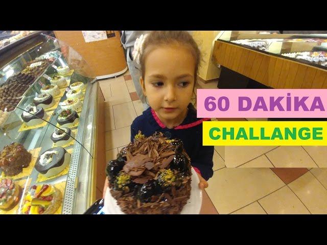 60 dakika challange yaptık, eğlenceli alışveriş vlog videosu