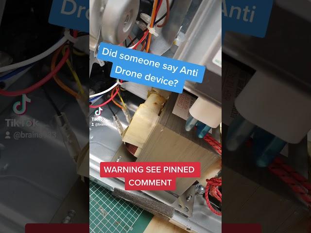 Drone Jammer From A Microwave