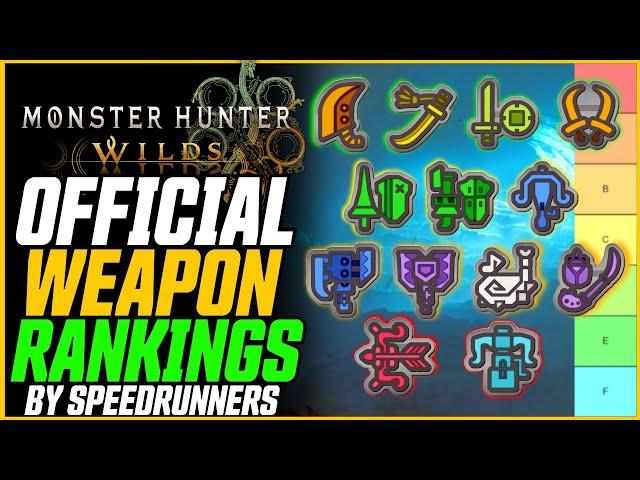 The Best Weapons (Ranked By Speedrun Times) // Monster Hunter: Wilds Weapons Ranked