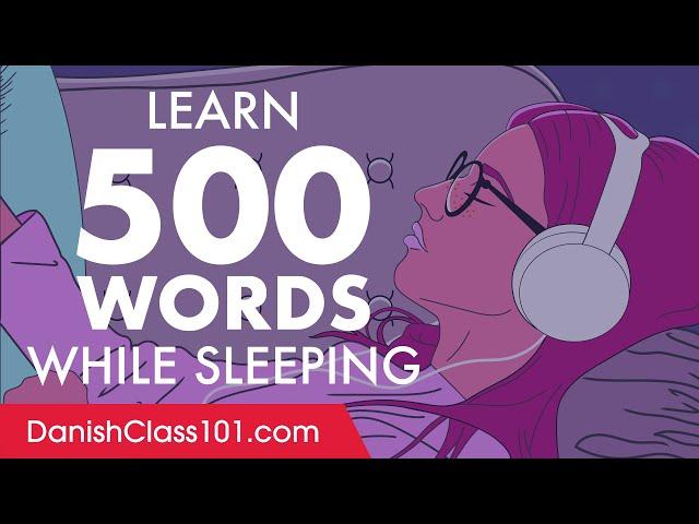 Danish Conversation: Learn while you Sleep with 500 words