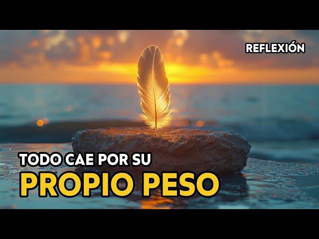 Todo CAE por su propio PESO ¦ Reflexiones de la vida, Amor Propio, Frases, Motivación, Autoestima