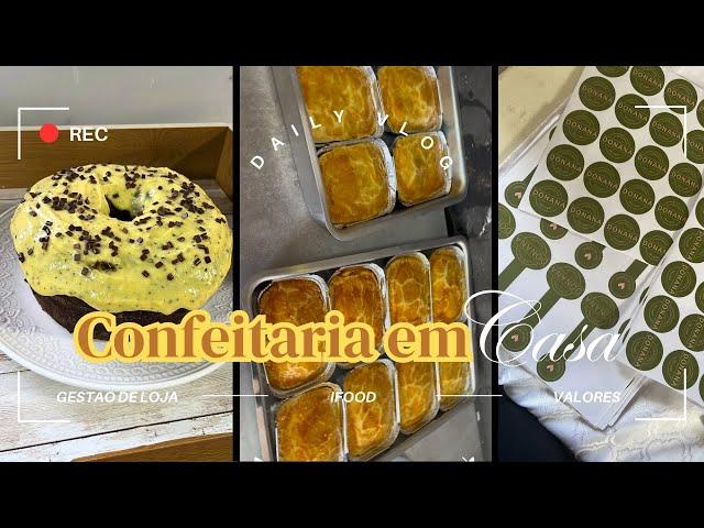 Confeitaria - Rotinha real Delivery em casa / dia fraco -loja em casa  / ifood