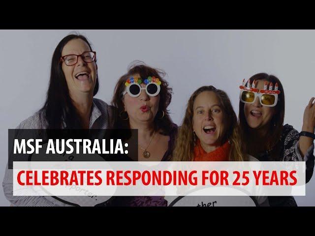 MSF Australia celebrates 25 years!