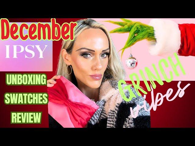 DECEMBER IPSY GLAM BAG & BOXYCHARM UNBOXING | REVIEW | SWATCHES  WHERE IS THE HOLIDAY MAKEUP?