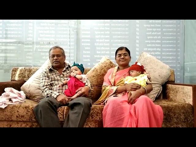 This couple had twin success in their first attempt at Indira IVF Pune - After 25 years