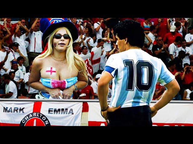 The English will never forget this humiliating performance by Diego Maradona