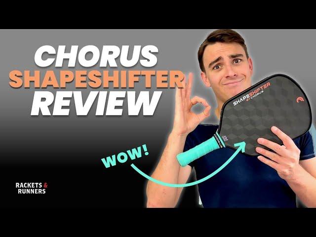 This is a VERY impressive paddle!! Chorus Shapeshifter Pickleball Paddle Review | Rackets & Runners