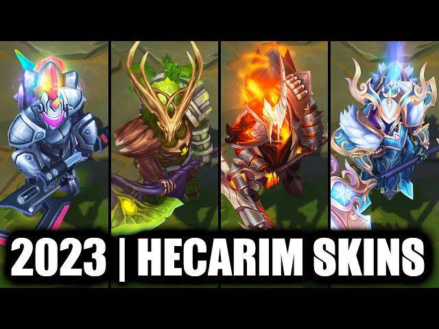 ALL HECARIM SKINS SPOTLIGHT 2023 | League of Legends