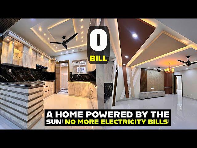 7 Marla Solar Powered Home with 0 Electricity Bill | Family House for Sale in Bahria Town Phase 8