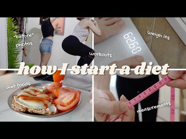 Diet vlog | how to start a diet, what I do to lose weight [00]