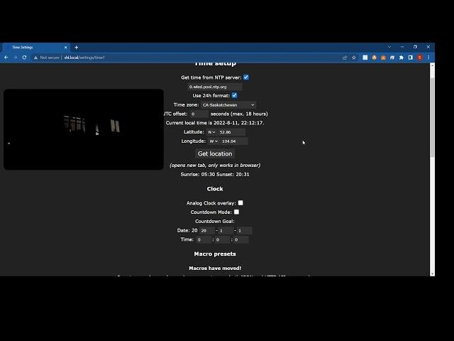 WLED how to set lights on a timer