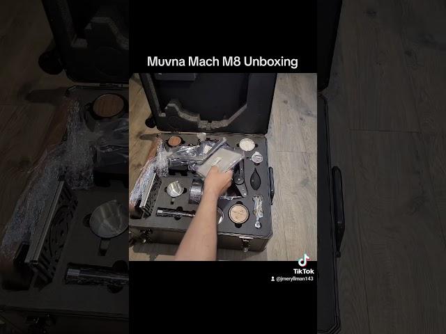 Muvna Mach M8 - manual espresso machine unboxing#coffee #espresso #unboxing #manual #food