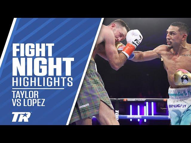 Teofimo Lopez Upsets Josh Taylor to Win Jr. Welterweight Title | FIGHT HIGHLIGHTS