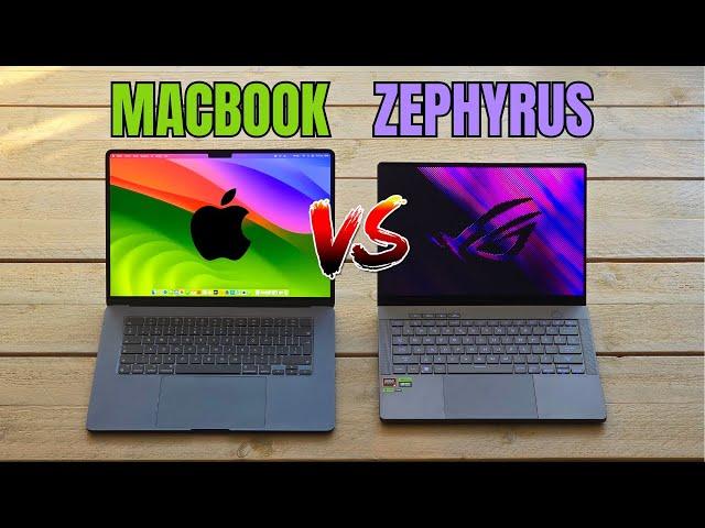 MACBOOK vs WINDOWS Laptop - Asus ROG Zephyrus G14 (2024) vs M3 Macbook Air (Comparison)