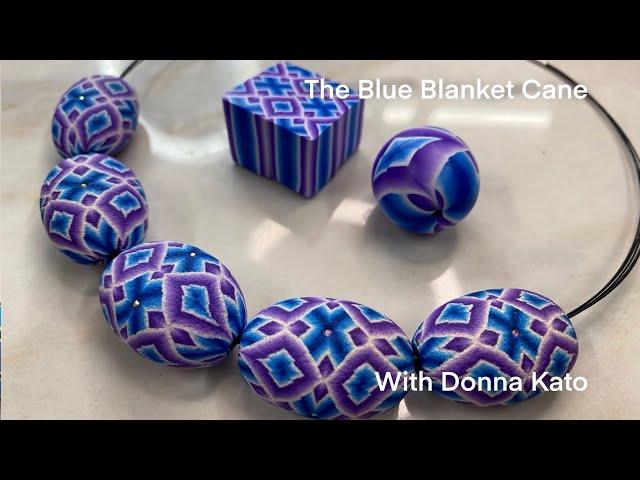 A Polymer Clay Studio Session: Blue Blanket Beads