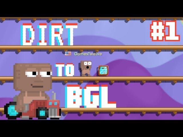 OUR FIRST FARM! | Dirt to BGL #1 (Growtopia)