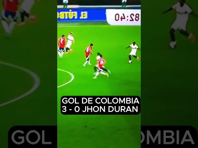 Colombia vs Chile EN VIVO partido de Eliminatorias Sudamericanas (gol jhon duran 3 - 0)