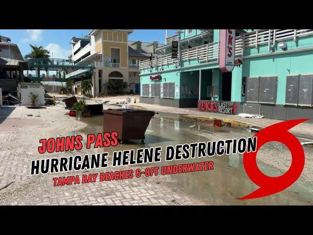 Hurricane Helene Aftermath! |  6-8ft of Storm Surge in Johns Pass