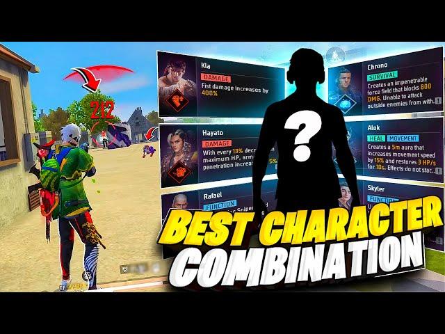 Secret Character Skill Combination For HEADSHOT || Free Fire Tips And Tricks  || Garena Free Fire