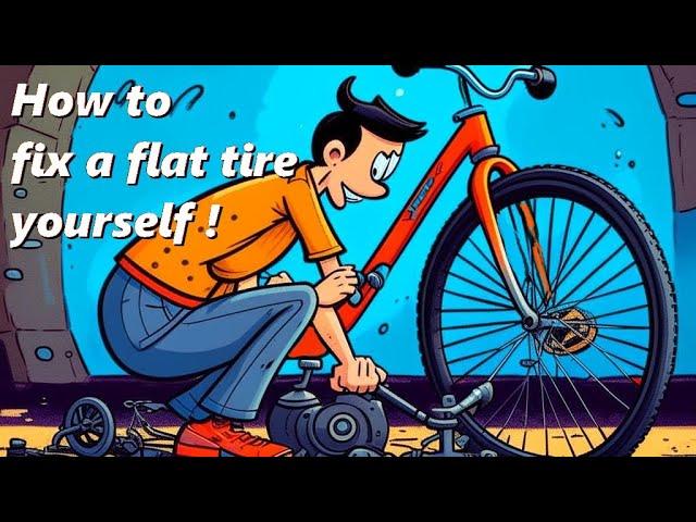 HOW TO remove & patch the inner tube on a vintage bicycle _ with minimal Tools 