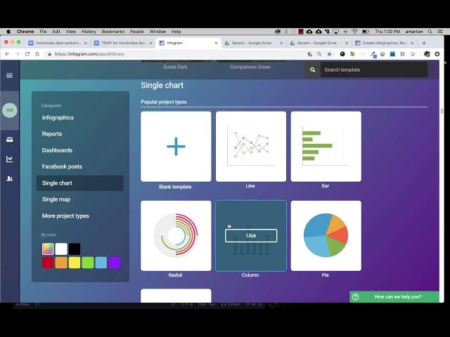 2.1 Create charts with Infogram Part 1 (Infographics with Infogram)