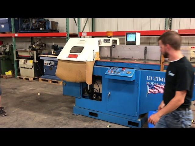 Ultimizers Model 800B Optimizing Cut-Off Saw - RT Machine Company (Stock #8043)