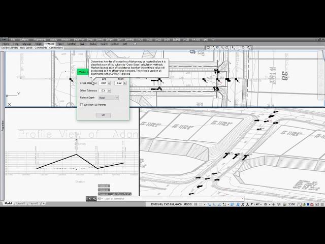 Design Markers Sync to Civil 3D Profile