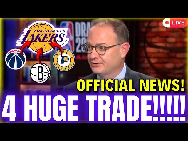 OFFICIAL DEAL! 4 STARS FROM LA COMING OUT! 4 COMING! TODAY'S LAKERS NEWS