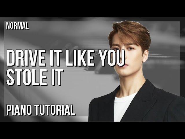 How to play Drive It Like You Stole It by Jackson Wang on Piano (Tutorial)