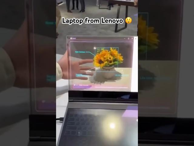 Mind blown  Lenovo just unveiled a transparent laptop! #Lenovo #transparentlaptop #gadget #TechPulse