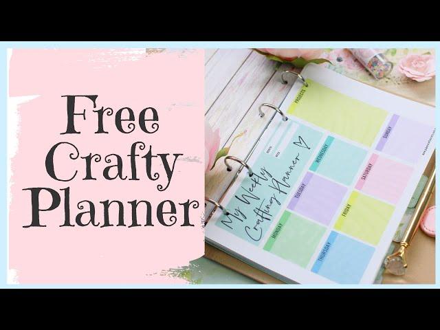 DIY Crafty Planner ~ FREE PRINTABLES