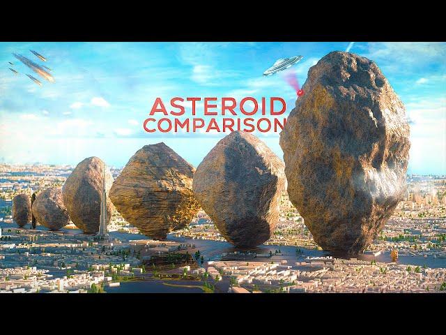 ASTEROIDS Size Comparison (3D)