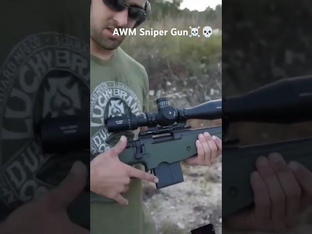 AWM Sniper Gun Real Life #warzone #airsoft #awmheadshot #awmking #freefireshorts #bgmishorts #pubg