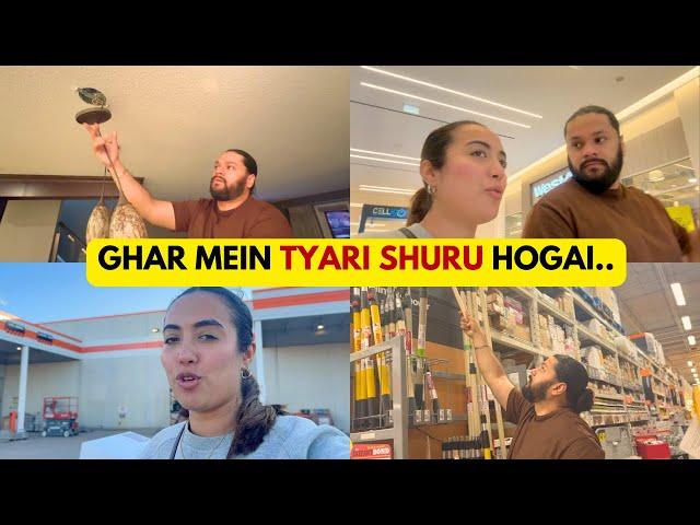 Ghar mein finally tyari shuru hogan | New projects are waiting | Canada Vlog with Gursahib & Jasmine