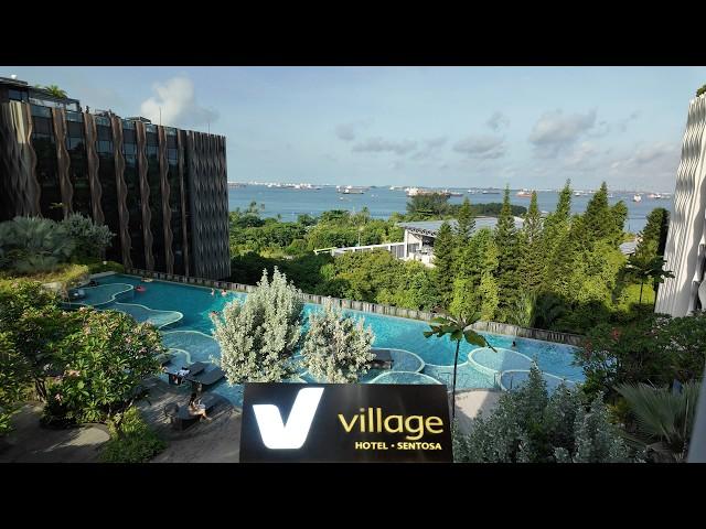 Village Hotel  Sentosa Island 2024  what's new ? Singapore  4k Hotel Tour