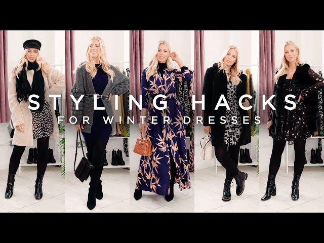 Long Sleeve Dresses | How to style Winter Dresses | Winter Dress Hacks