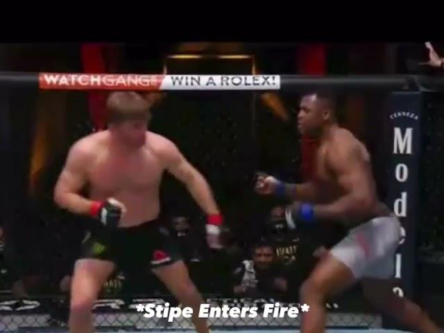 Stipe Miocic Enters The Fire