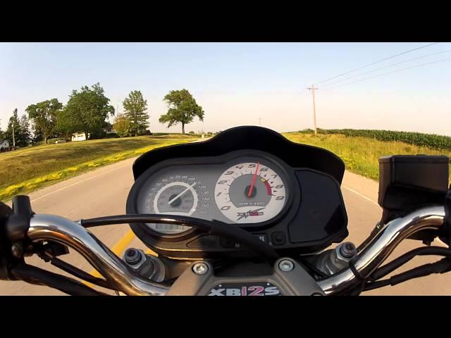 Buell xb12s lightning top speed run