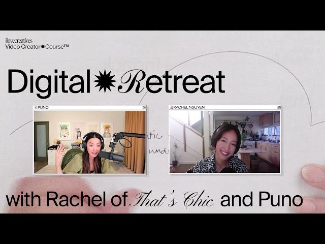 Be accountable with us! | Video CreatorCourse - The Digital Retreat